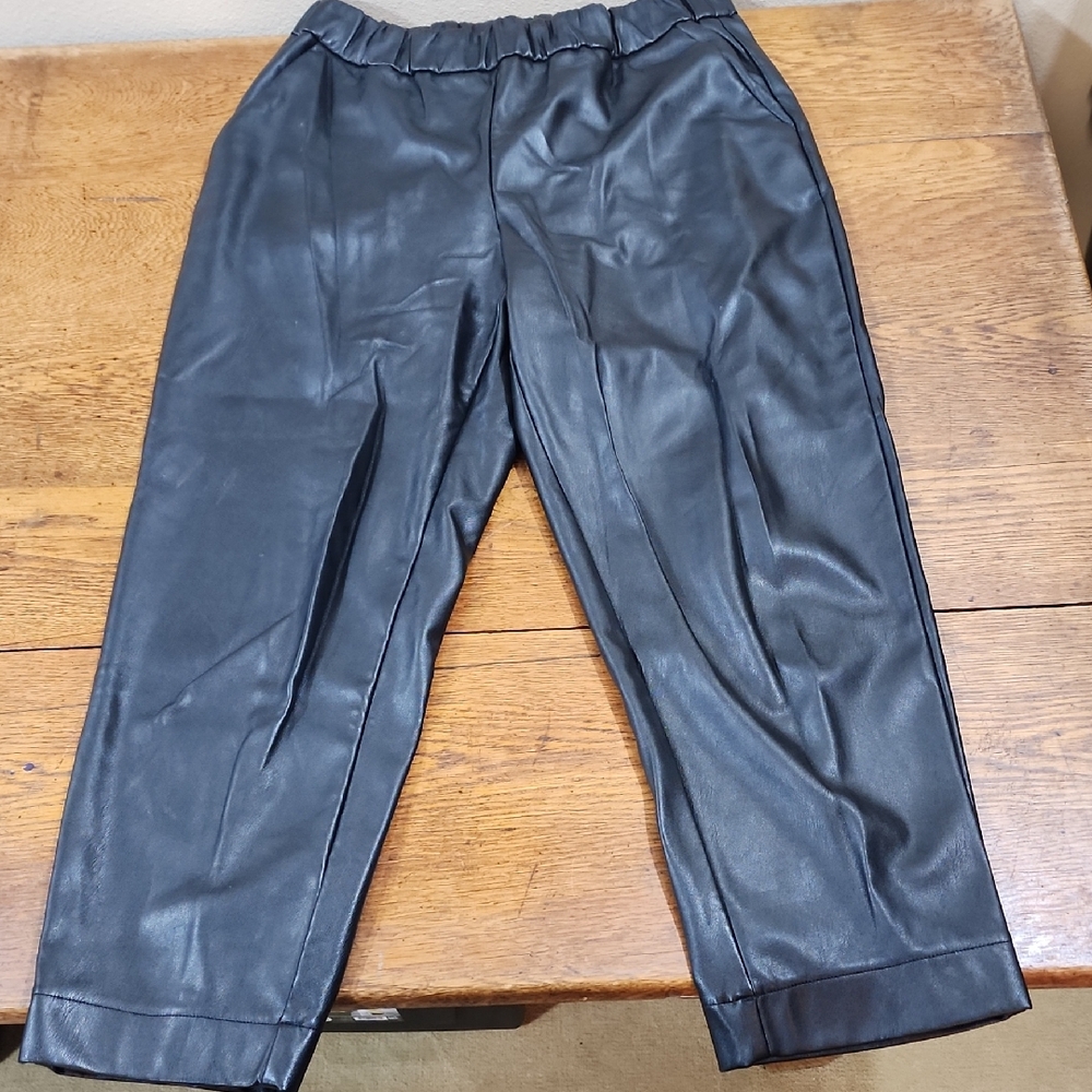 A NEW DAY Faux Leather Pants  Size Medium